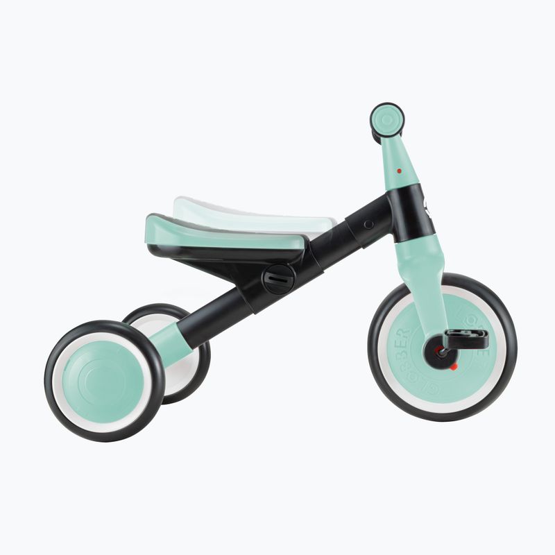 Bicicletta senza pedali a tre ruote Globber Learning Trike 2w1 mint 3