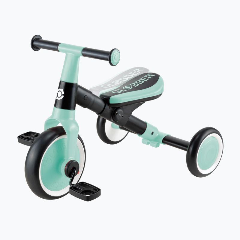 Bicicletta senza pedali a tre ruote Globber Learning Trike 2w1 mint 8