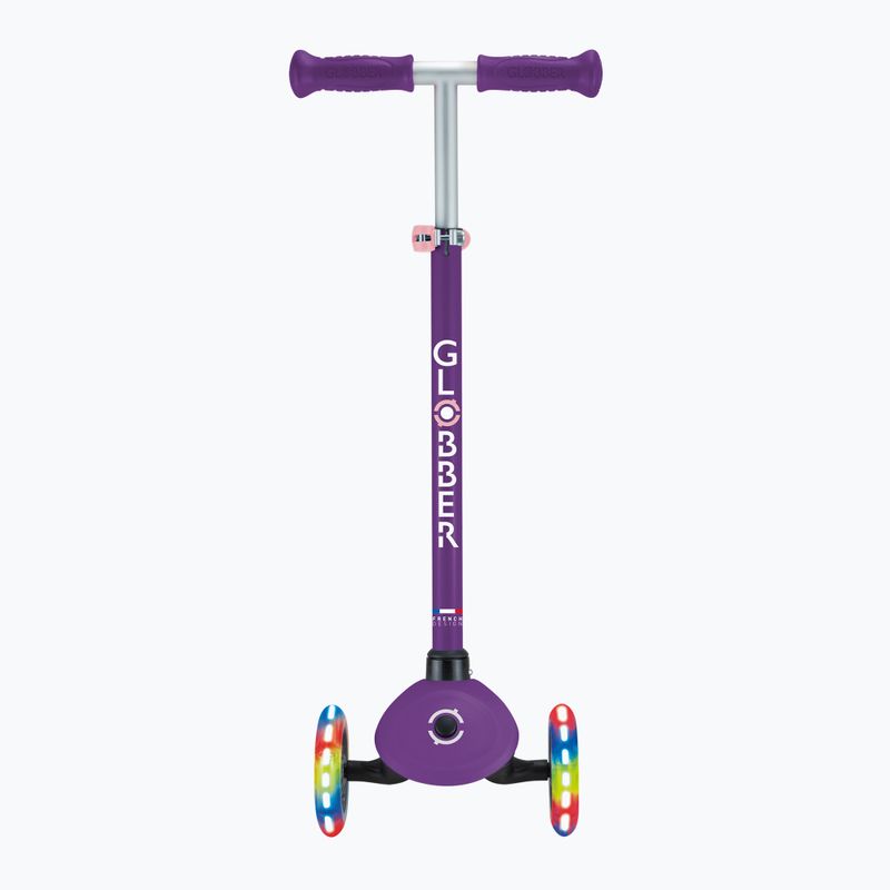Globber Primo Lights, monopattino triciclo per bambini viola scuro 5
