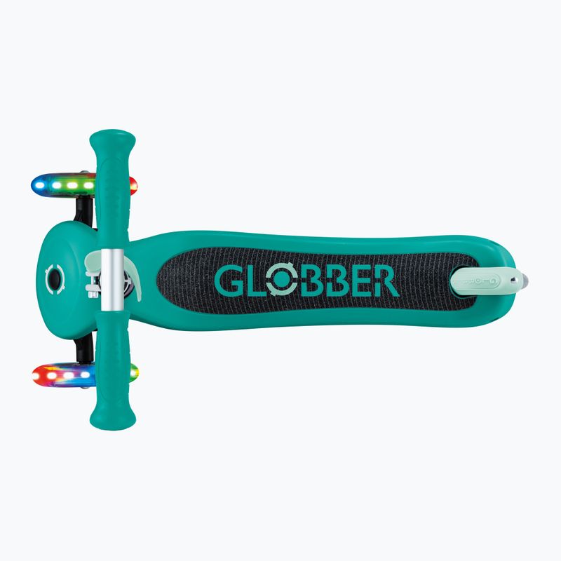 Globber Primo Lights triciclo scooter per bambini verde smeraldo scuro 6