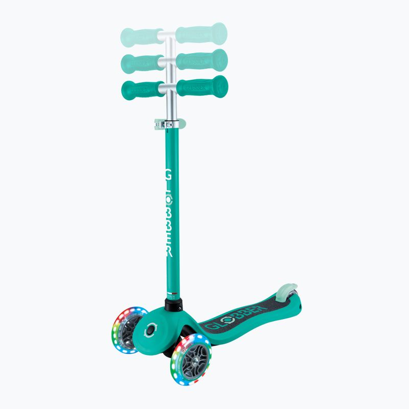 Globber Primo Lights triciclo scooter per bambini verde smeraldo scuro 7