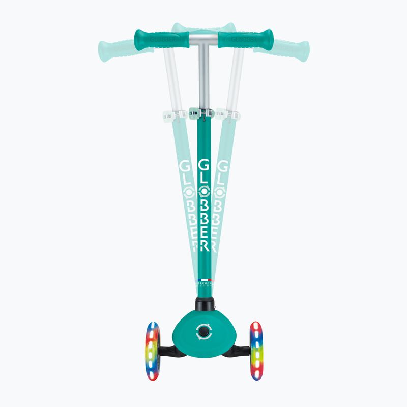Globber Primo Lights triciclo scooter per bambini verde smeraldo scuro 8
