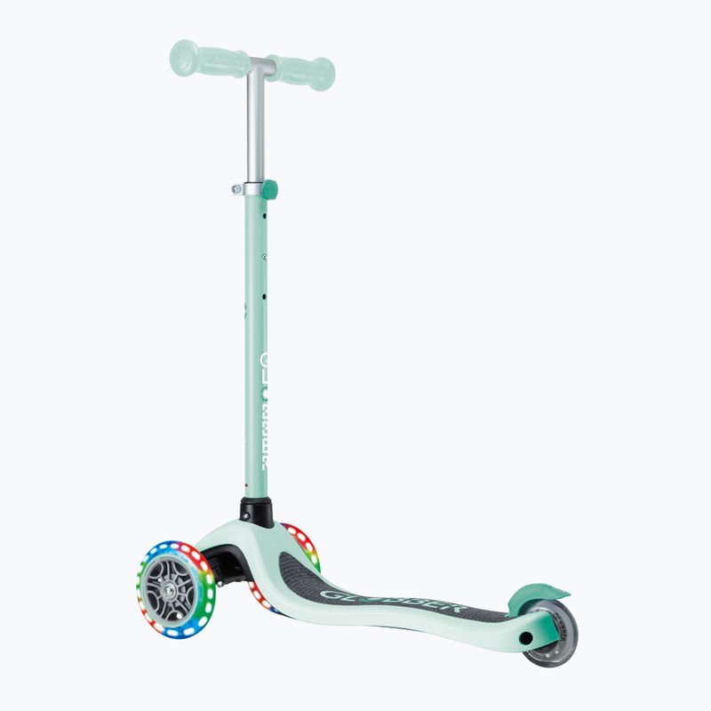 Globber Primo Lights, monopattino triciclo per bambini, color menta 4