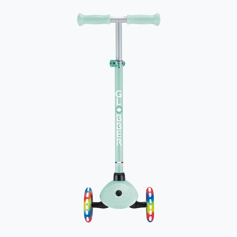 Globber Primo Lights, monopattino triciclo per bambini, color menta 5