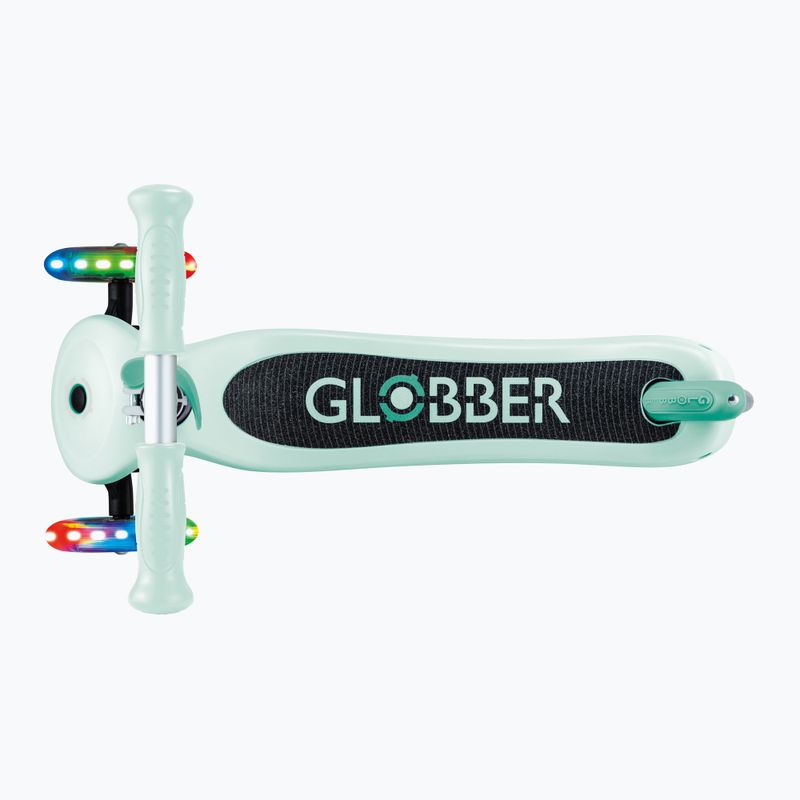Globber Primo Lights, monopattino triciclo per bambini, color menta 6