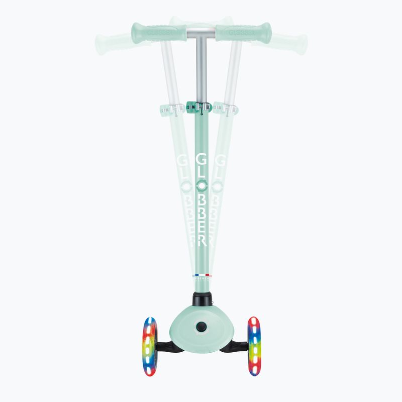 Globber Primo Lights, monopattino triciclo per bambini, color menta 8