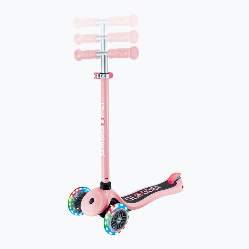 Triciclo per bambini Globber Primo Lights rosa pastello 7