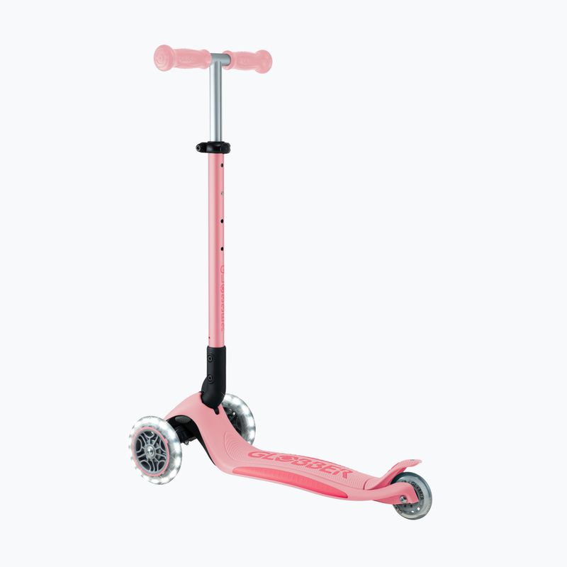 Globber Primo pieghevole Plus Lights triciclo per bambini rosa pastello 3