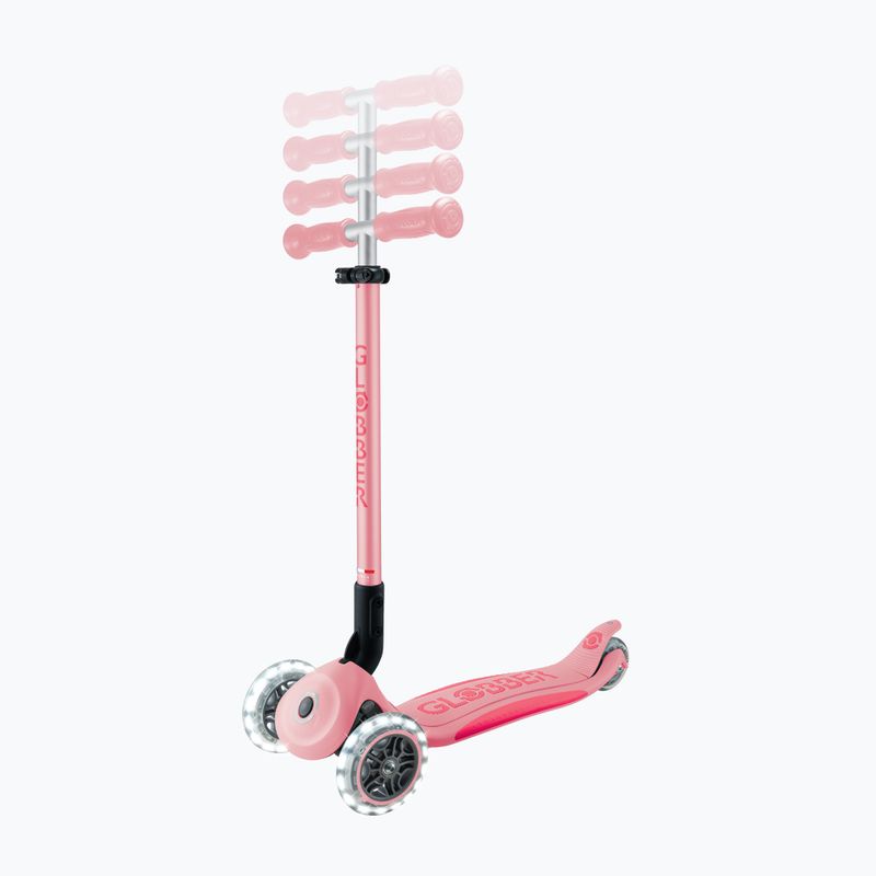 Globber Primo pieghevole Plus Lights triciclo per bambini rosa pastello 8