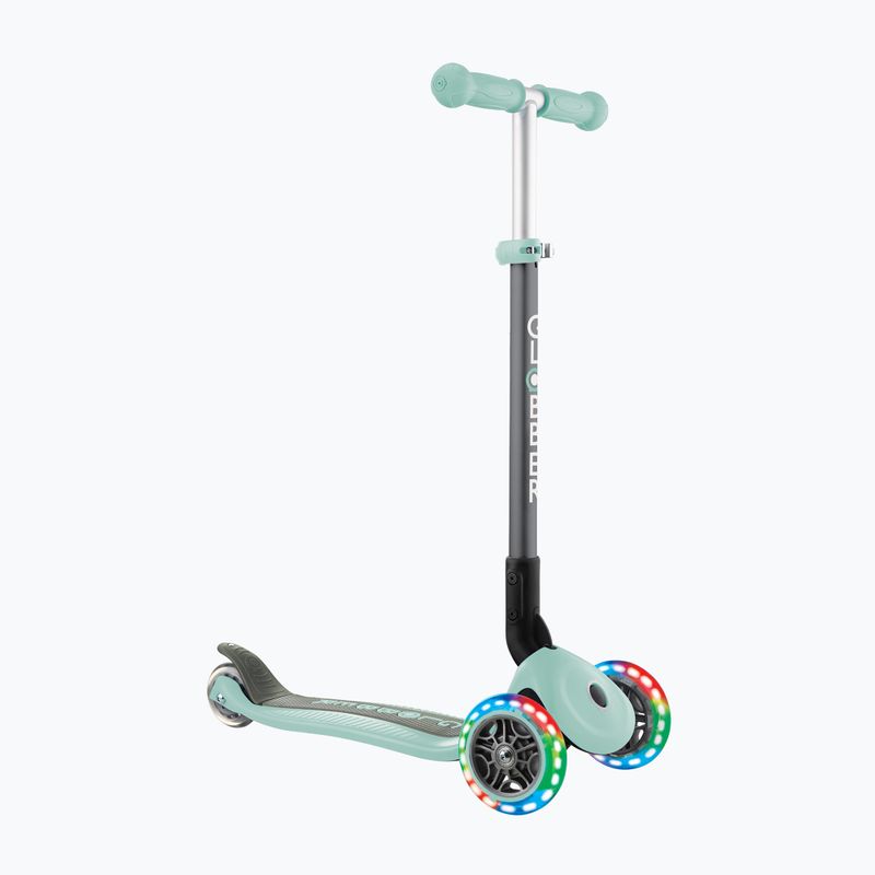 Globber Primo Pieghevole Luci menta triciclo monopattino per bambini