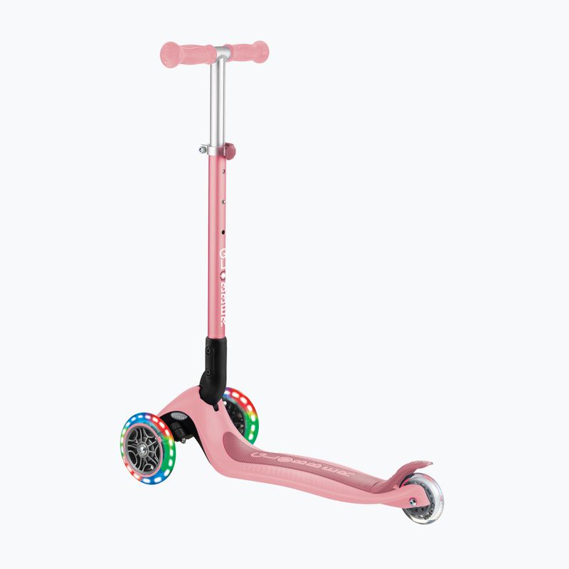 Triciclo per bambini pieghevole Globber Primo Lights rosa pastello 3