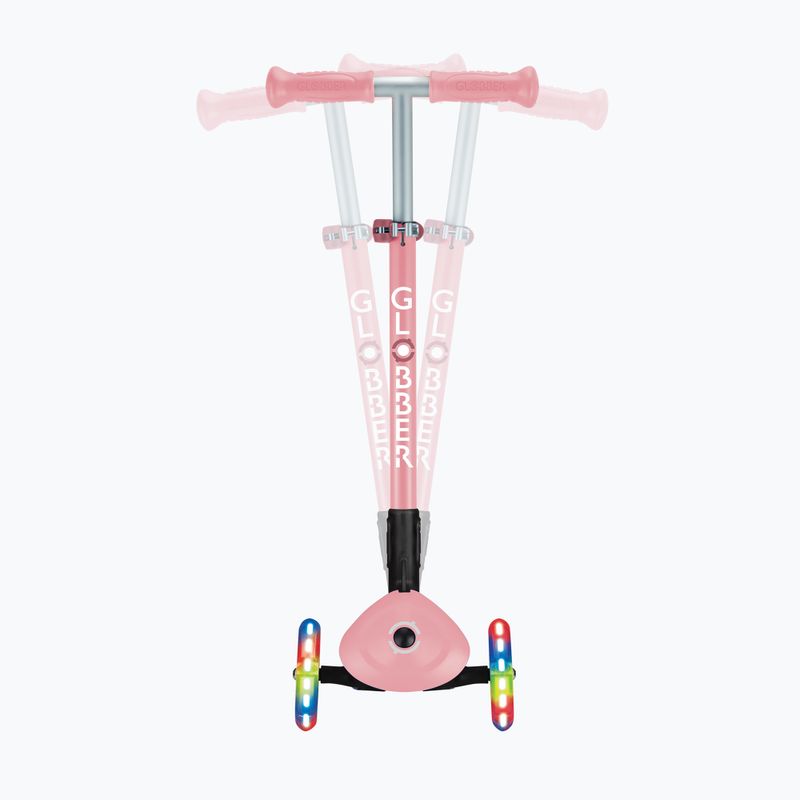 Triciclo per bambini pieghevole Globber Primo Lights rosa pastello 9
