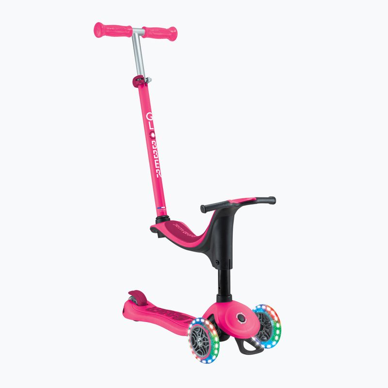 Globber Go.Up Sporty Lights triciclo scooter per bambini fucsia 2