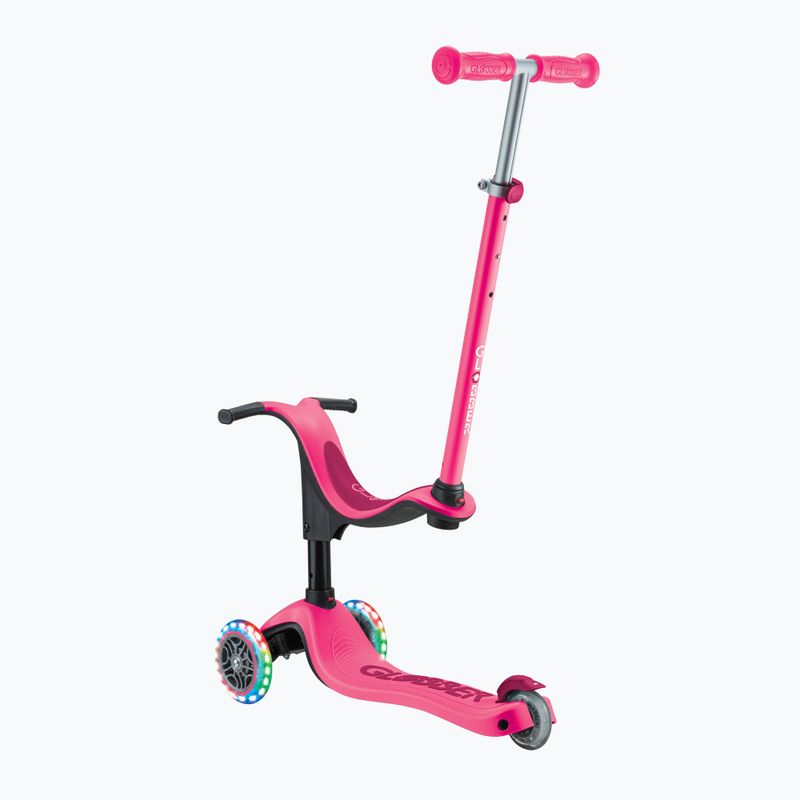 Globber Go.Up Sporty Lights triciclo scooter per bambini fucsia 3