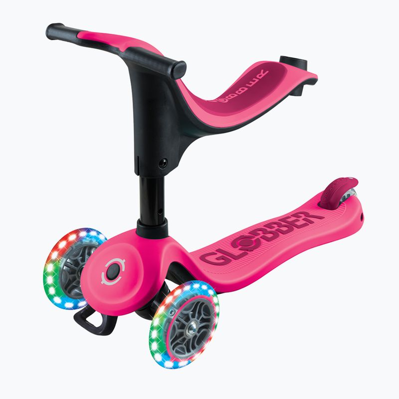 Globber Go.Up Sporty Lights triciclo scooter per bambini fucsia 6