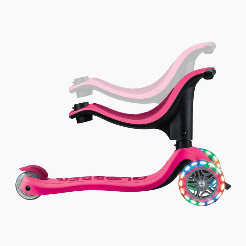 Globber Go.Up Sporty Lights triciclo scooter per bambini fucsia 8