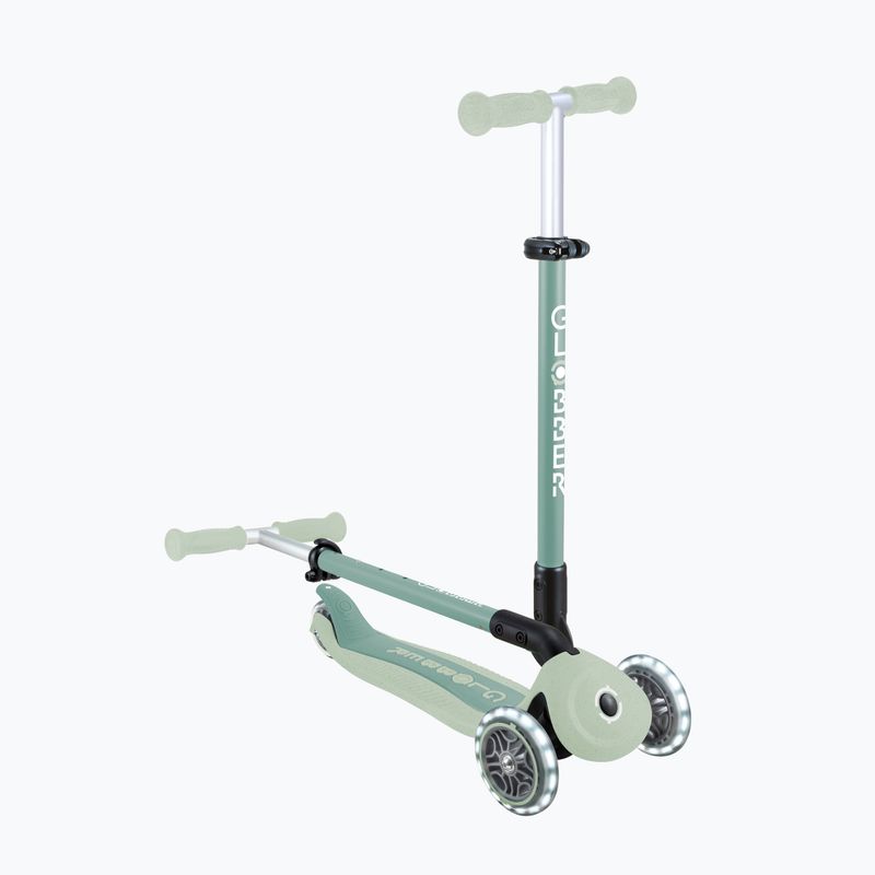 Monopattino a tre ruote per bambini Globber Go.Up Active Ecologic Lights pistachio 15