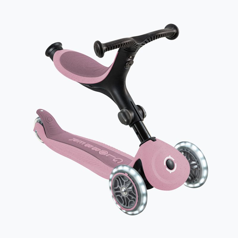 Monopattino a tre ruote per bambini Globber Go.Up Active Ecologic Lights berry 4