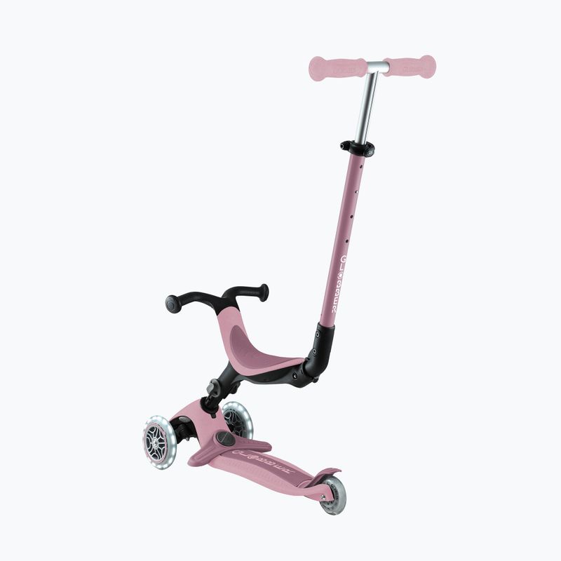 Monopattino a tre ruote per bambini Globber Go.Up Active Ecologic Lights berry 11