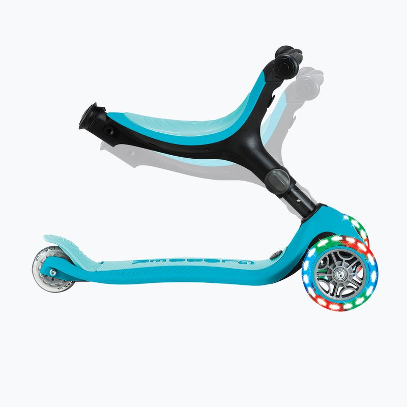 Monopattino a tre ruote per bambini Globber Go.Up Active Lights 360 aqua 7