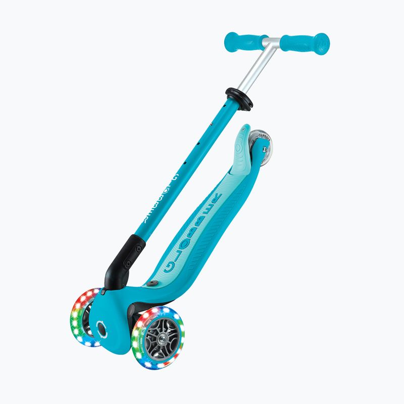 Monopattino a tre ruote per bambini Globber Go.Up Active Lights 360 aqua 8