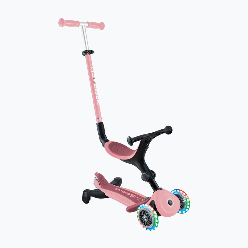 Monopattino a tre ruote per bambini Globber Go.Up Active Lights 360 pink 3
