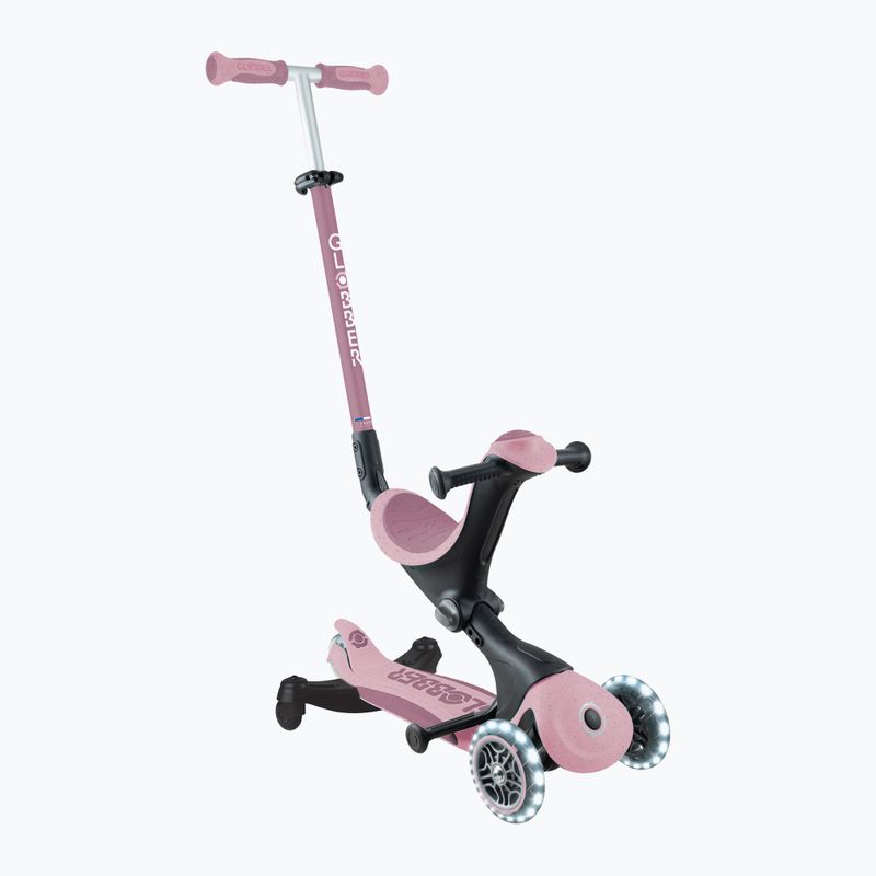 Globber Go.Up Deluxe Lights Ecologic 360 berry monopattino triciclo per bambini 2