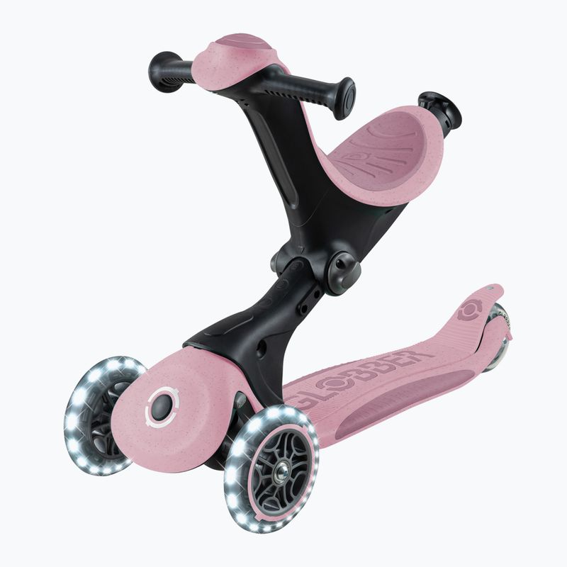 Globber Go.Up Deluxe Lights Ecologic 360 berry monopattino triciclo per bambini 6