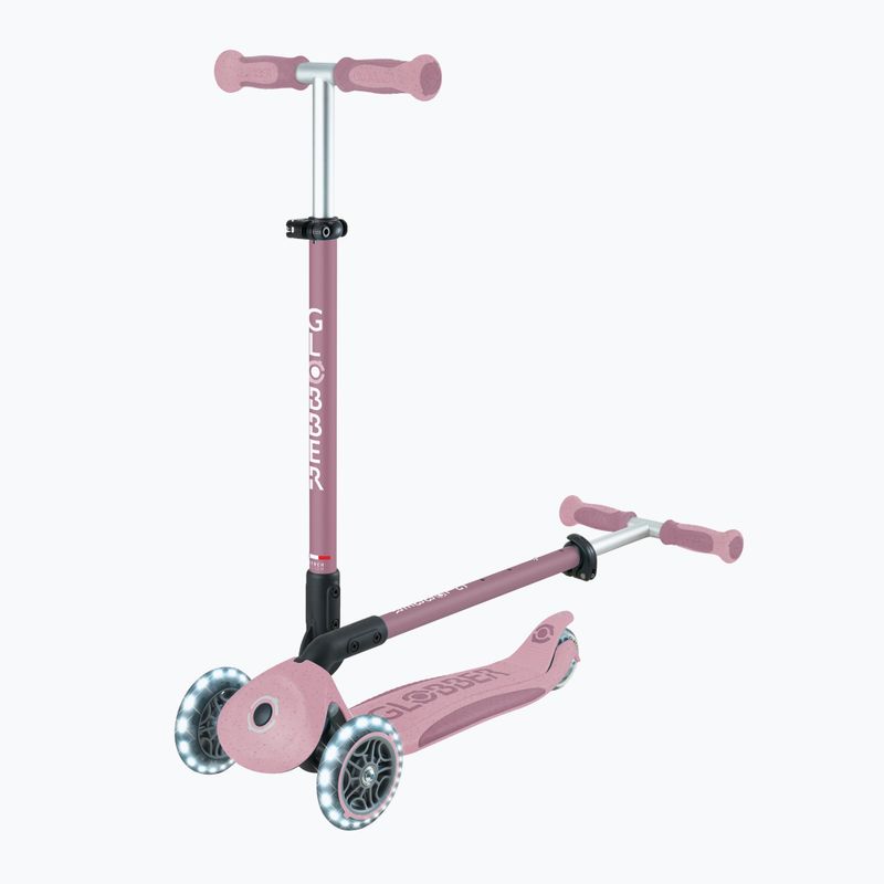 Globber Go.Up Deluxe Lights Ecologic 360 berry monopattino triciclo per bambini 10
