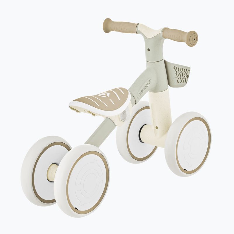Bicicletta senza pedali a quattro ruote Globber Learning Bike Ecologic coconut 3
