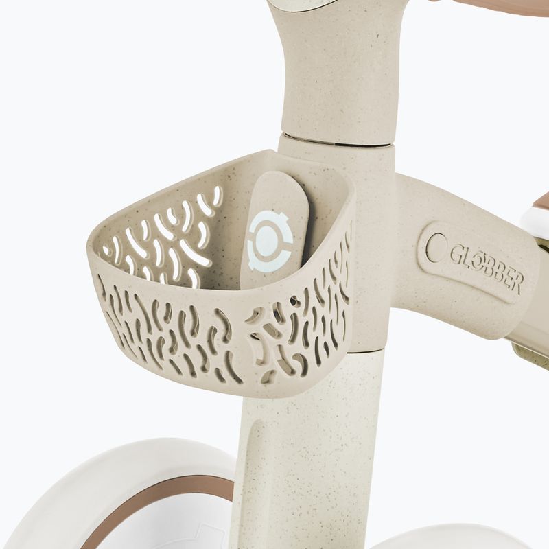 Bicicletta senza pedali a quattro ruote Globber Learning Bike Ecologic coconut 4