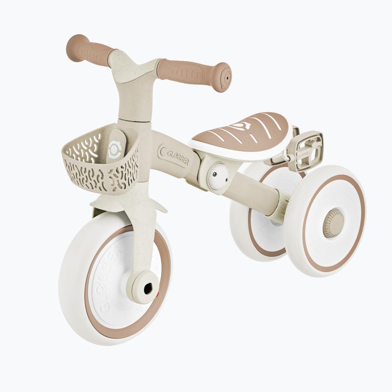 Bicicletta senza pedali a tre ruote Globber Learning Trike 2w1 Plus Ecologic coconut 4