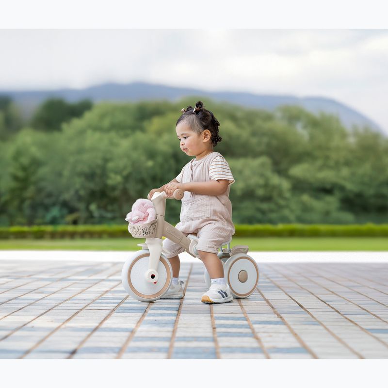 Bicicletta senza pedali a tre ruote Globber Learning Trike 2w1 Plus Ecologic coconut 13