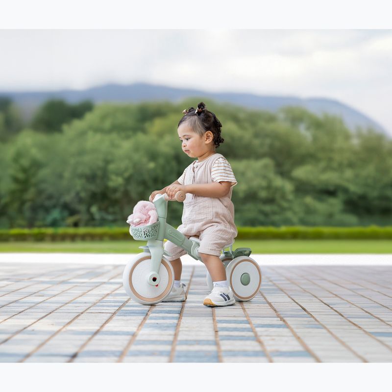 Bicicletta senza pedali a tre ruote Globber Learning Trike 2w1 Plus Ecologic pistachio 14