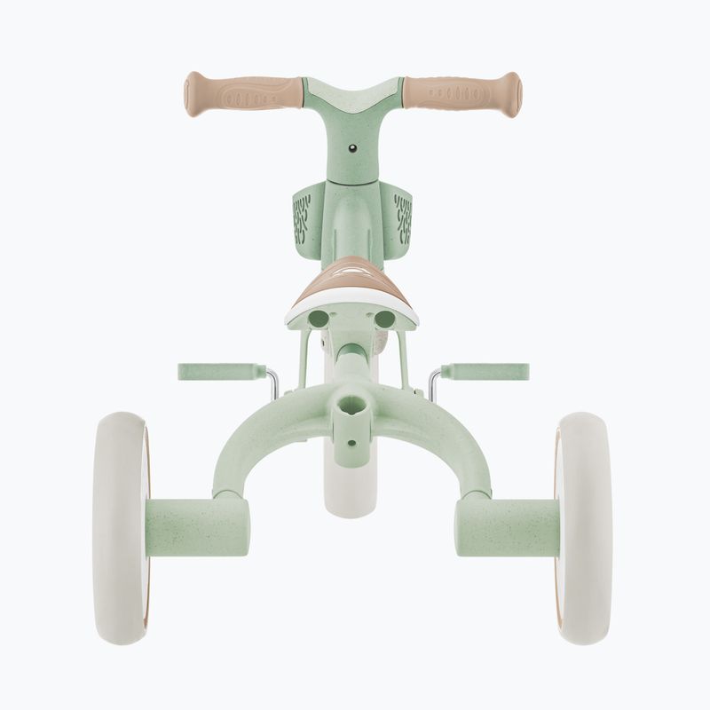 Bicicletta senza pedali a tre ruote con maniglione di guida Globber Learning Trike 2w1 Plus Ecologic pistachio 9