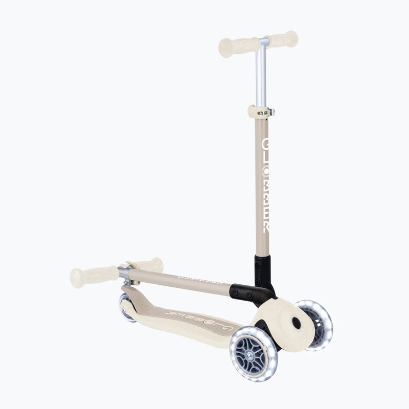 Monopattino a tre ruote per bambini Globber Junior Primo Foldable Lights Eco coconut 6