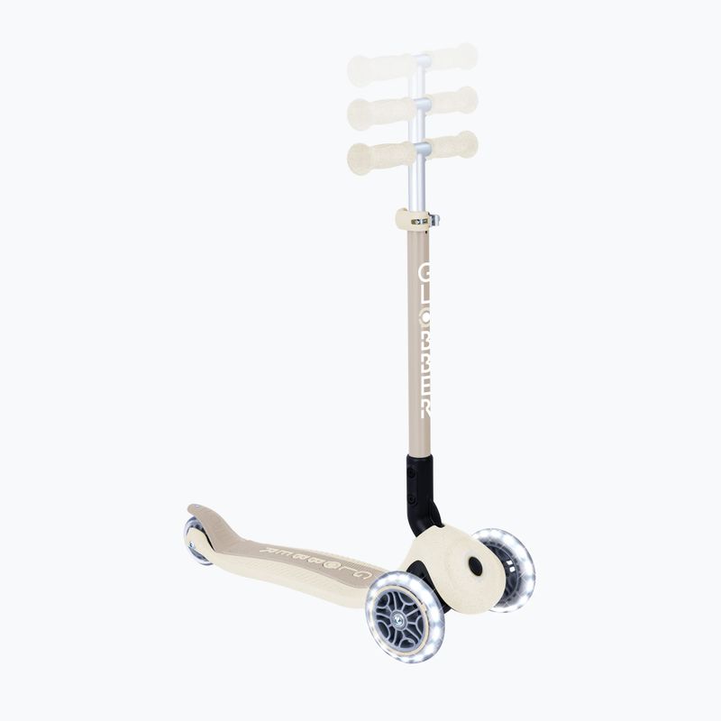 Monopattino a tre ruote per bambini Globber Junior Primo Foldable Lights Eco coconut 10