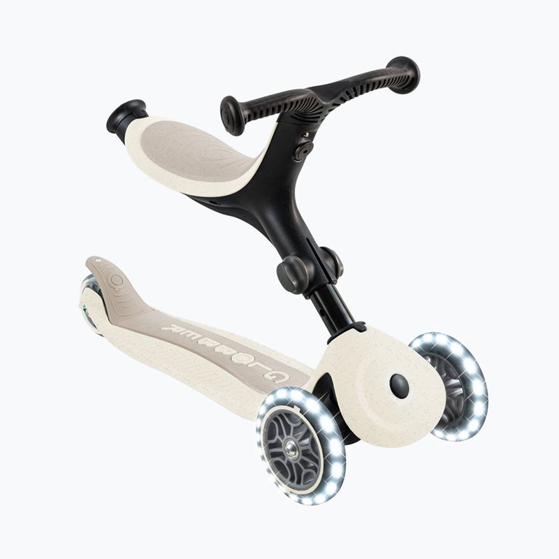 Monopattino a tre ruote per bambini Globber Go.Up Active Ecologic Lights coconut 4