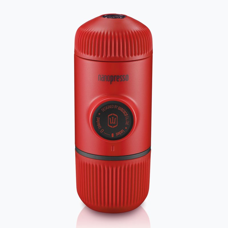Macchina da caffè portatile Wacaco Nanopresso 80 ml + custodia rosso lava 2