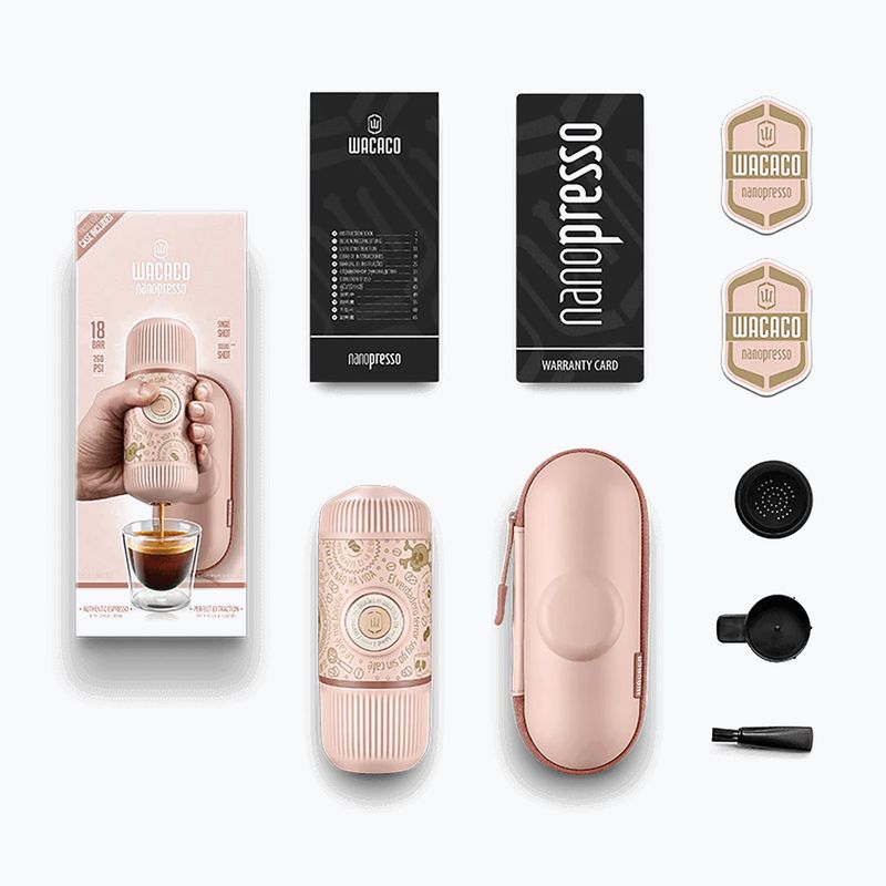 Wacaco Nanopresso Dark Souls macchina da caffè portatile 80 ml rosa 2
