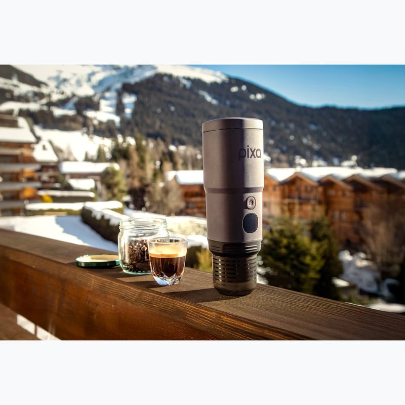 Macchina da caffè portatile Wacaco Pixapresso 120 ml dark burgundy 14