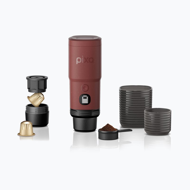 Macchina da caffè portatile Wacaco Pixapresso 120 ml tuscan red 5