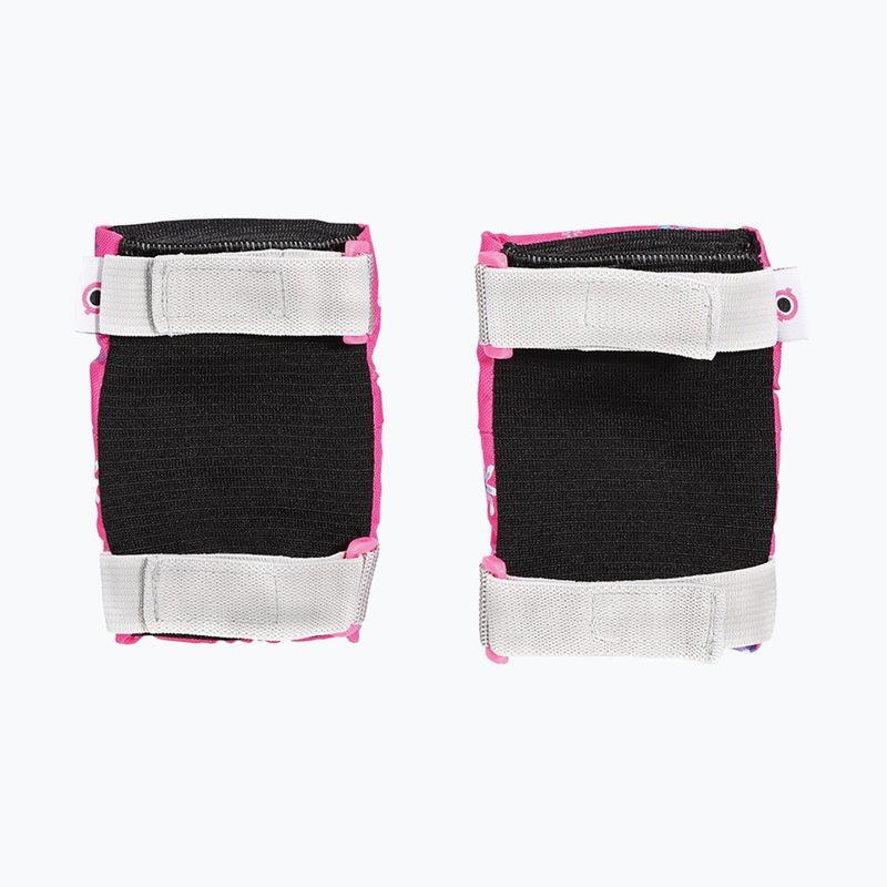 Globber Toddler Set di protezioni per bambini rosa intenso/fiori 5