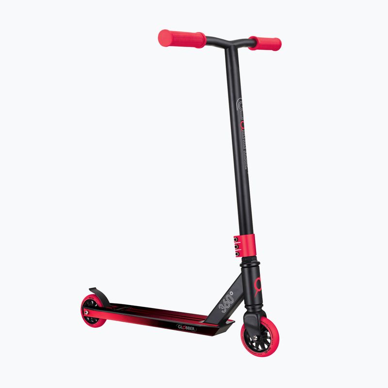 Globber Stunt GS 360 nero/rosso monopattino freestyle per bambini