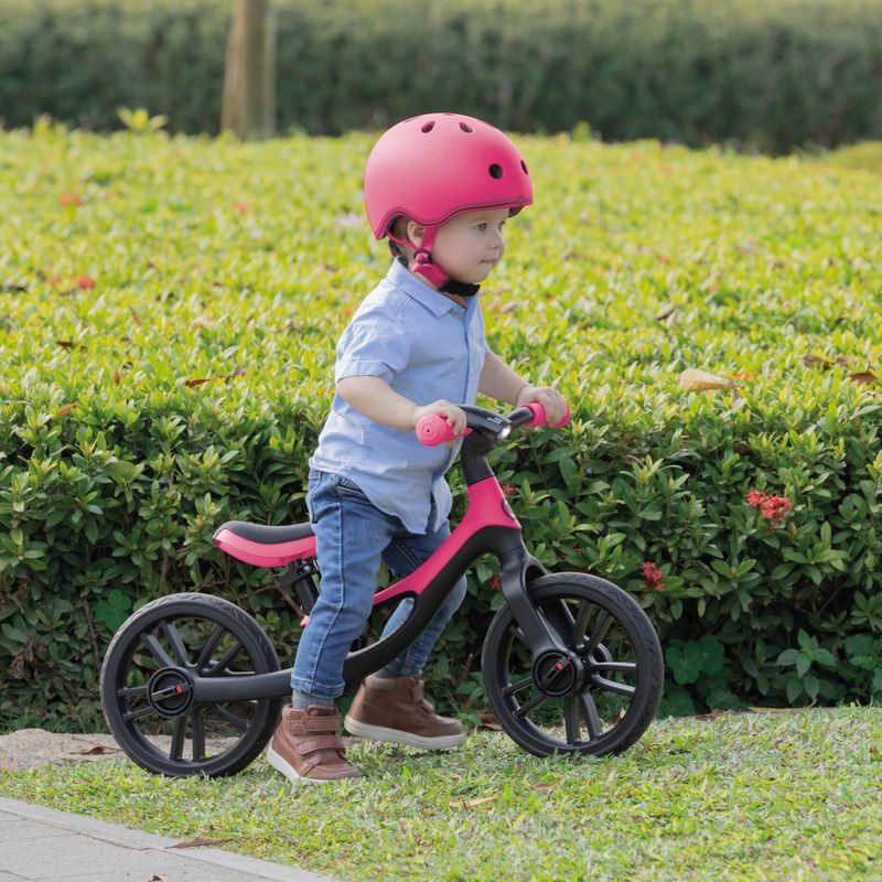 Casco per bambini Globber Primo Fantasy a fiori rosa intenso 8