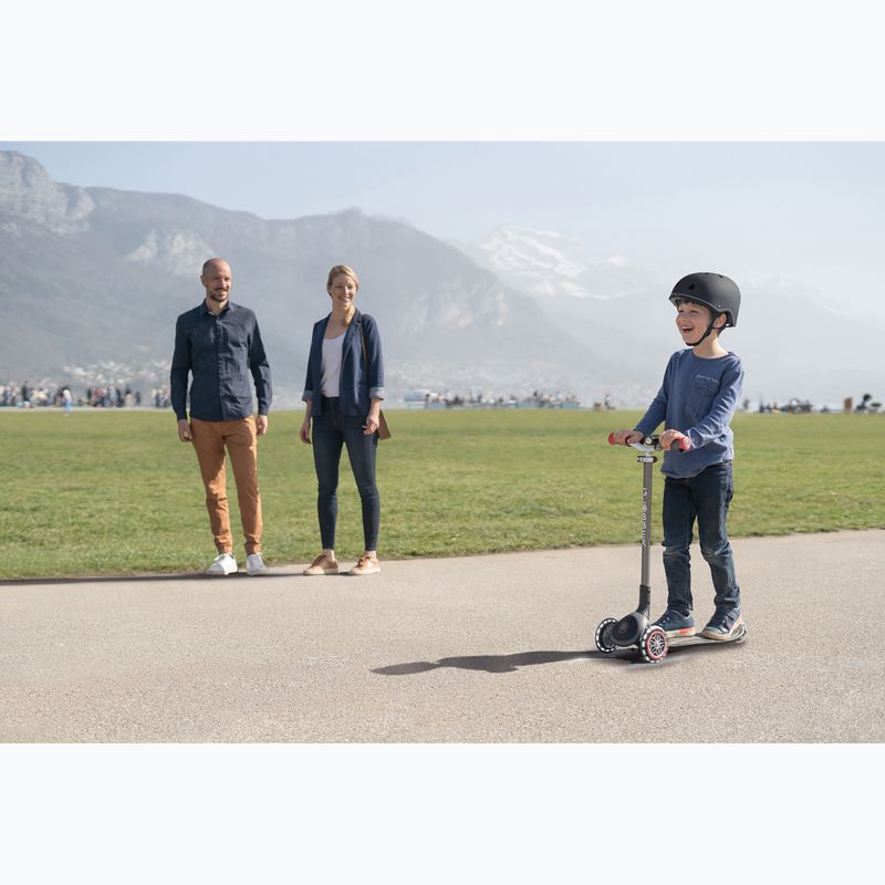 Casco per bambini Globber Elite Lights black 8 ball 10