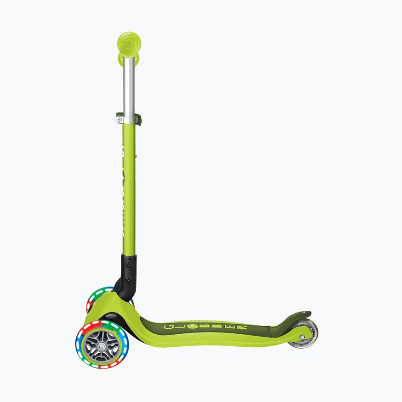 Globber Primo Lights pieghevole triciclo per bambini verde lime 2