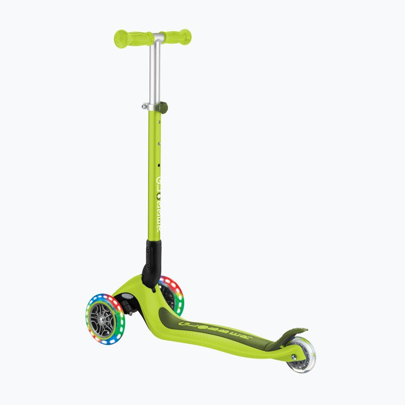 Globber Primo Lights pieghevole triciclo per bambini verde lime 3