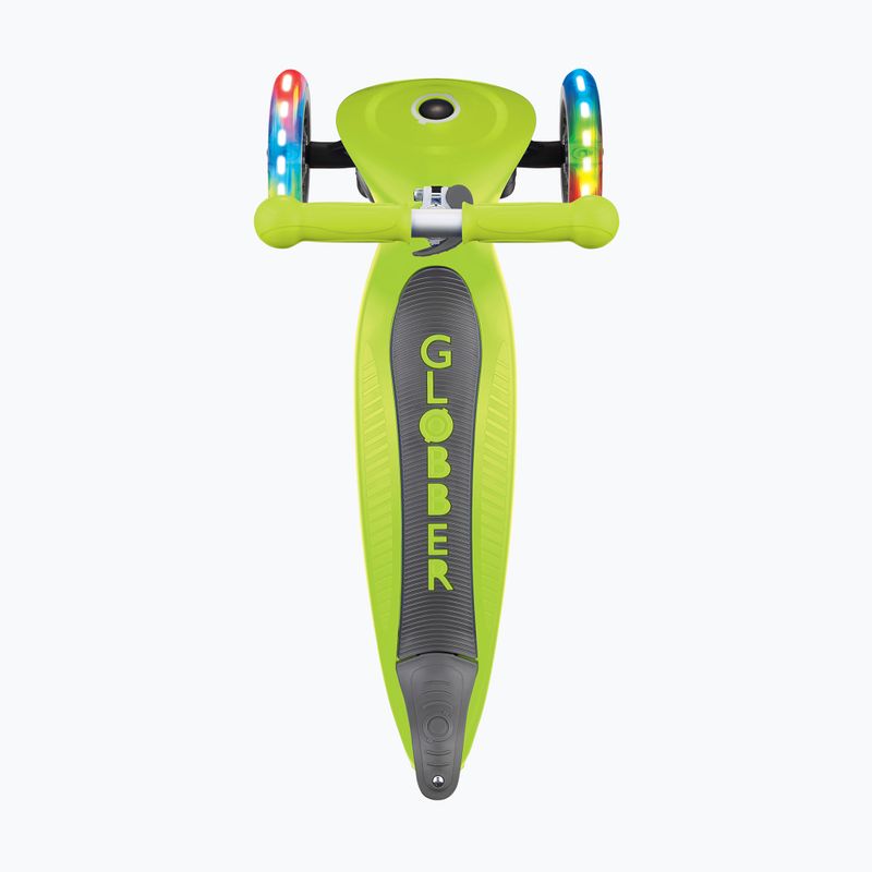 Globber Primo Lights pieghevole triciclo per bambini verde lime 5