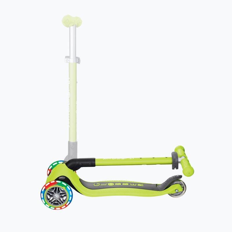 Globber Primo Lights pieghevole triciclo per bambini verde lime 7